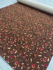 تصویر موکت نمدی لیلیوم بادامی 