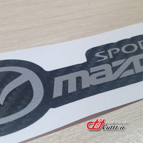 تصویر استیکر چسبی طرح MAZDA SPORT کد 10532 