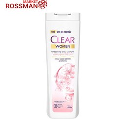 تصویر شامپو کلیر زنانه نرم کننده و ضدشوره حجم 350 میلی لیتر Clear women's softening and anti-dandruff shampoo 350ml