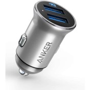 تصویر شارژر فندکی انکر 24w مدل A2727 Powerdrive2 Alloy A2727 Powerdrive2 Alloy Car Charger