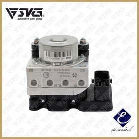 تصویر مجموعه مدولاتور ABS سمند ( بلوک هیدرولیک ) با پایه نگهدارنده یوفین عظام 