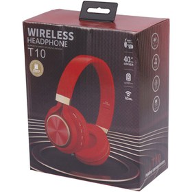 تصویر هدفون بلوتوث رم خور T10 T10 WIRELESS HEADPHONE