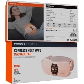 تصویر ماساژور گرم کننده قاعدگی پرودو Porodo Cordless Heat Wave Massage Pad PDLFST194 