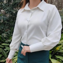 تصویر شومیز سفید مازراتی سایز ۲ 