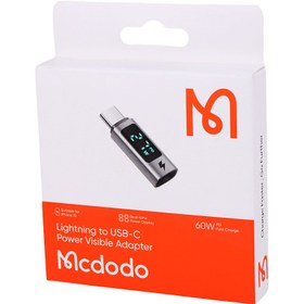 تصویر تبدیل Mcdodo OT-599 OTG Lightning To Type-C Mcdodo OT-599 OTG Lightning To Type-C 60W Power Adapter