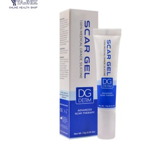 تصویر اسکار ژل ترمیم کننده پوست دی جی درم DG Derm Scar Gel