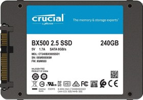 تصویر اس اس دی اینترنال کروشیال BX500 ظرفیت 240 گیگابایت دست دوم Crucial BX500 Internal SSD Drive 240GB Stock