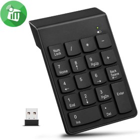 تصویر کیبورد ماشین حساب مدل K20 Mini Wireless Numeric Keypad 