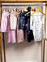 تصویر تاپ و شلوارک ساتن2 