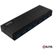 تصویر هاب USB3.0 هفت پورت یونیتک مدل Y-3184 