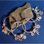 تصویر دستبند پاندورا مدل پاپیون 