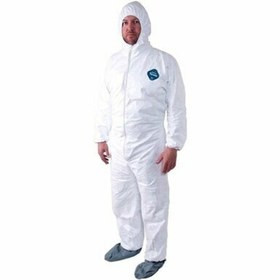 تصویر لباس یکبار مصرف یکسره تایوک Tyvek Tyvek disposable uniform