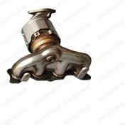 تصویر کاتالیزور هیوندای آزرا قدیم برند اصلی جنیون پارت 