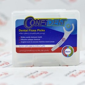 تصویر نخ دندان کانفیدنت کد 1371 بسته 30 عددی ا Confident dental floss code 1371, 30-piece package Confident dental floss code 1371, 30-piece package