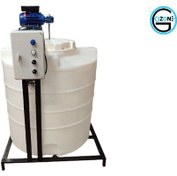 تصویر پکیج کلرزن ۵ لیتر ۷ بار مخزن ۵۰۰ لیتری پمپ سکو 