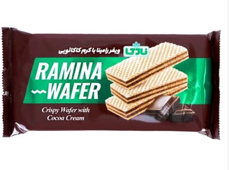 تصویر ویفر کاکائویی کریسپی خانواده 110 گرمی نادی 