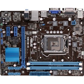 تصویر مادربرد ایسوس H61M-K ASUS H61M-K LGA 1155 Motherboard