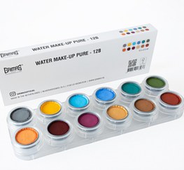 تصویر واتر میکاپ‌ گریماس‌ پالت ۱۲عدد. 12B Grimas Water Make-up Pure 12B Palette 12