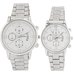 تصویر ست ساعت مچی سیتیزن CITIZEN مدل کرنو کد 1065 ا CITIZEN men's and women's wristwatch set CHORNO Style model - 1065 CITIZEN men's and women's wristwatch set CHORNO Style model - 1065