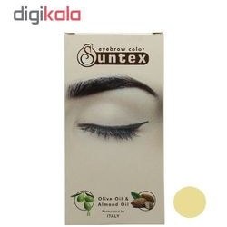 تصویر کیت رنگ ابرو سانتکس (Suntex) شماره SA8-E9.23 رنگ شنی خیلی روشن حجم 30 میلی‌لیتر رنگ مو سانتکس