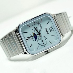 تصویر ساعت مچی مردانه استیل کوارتز مدل MTP-M305D-2AV برند casio Quartz Moonphase Stainless Steel Men's Watch MTP-M305D-2AV
