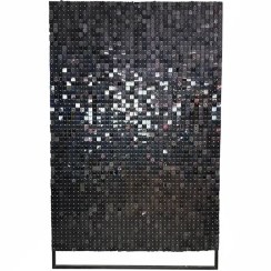 تصویر بک گراند فلزی پولکی مشکی 