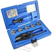 تصویر مجموعه 140 عددی انبر پرس کابل شو لیکوتا مدل ACP-10003 LICOTA 140PCS INTERCHANGEABLE CRIMPING TOOL ACP-10003