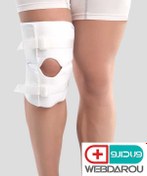 تصویر زانو بند طبی قابل تنظیم کشکک باز پاک سمن Paksaman Adjustable Knee Support (Open Patella) 