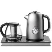 تصویر چای ساز مایر مدل MR1536 ظرفیت ۱.۷ لیتر با کتری استیل ضد زنگ 