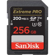 تصویر کارت حافظه سندیسک SanDisk 256GB Extreme PRO UHS-I SDXC 200MB/s 