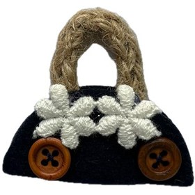 تصویر تکه دوزی طرح کیف دستی 