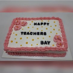 تصویر کیک خامه ای ،کیک روز معلم 