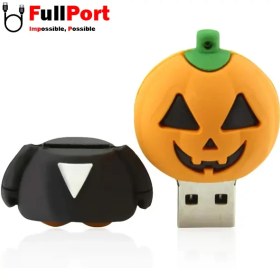 تصویر فلش کینگ فست مدل Pumpkin Halloween HA-12 با ظرفیت 32 گیگابایت Kingfast Pumpkin Halloween HA-12 USB2.0 32GB Flash Memory