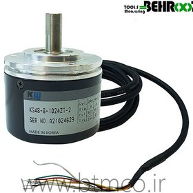 تصویر انکودر 1024 پالس کانگوو KS48-8-1024-ZT-2 Kwangwoo rotary encoders KS48-8-1024-ZT-2