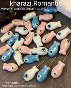 تصویر آویز و بین کاری سرامیکی ماهی 