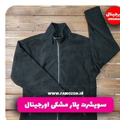 تصویر سویشرت پلار مشکی اورجینال 