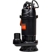 تصویر کف کش ورما 1 اسب 21 متری 2 اینچ فلوتردار پایه چدن مدل QDX10-16-0.75F QDX10-16-0.75F Verma Submersible Pump