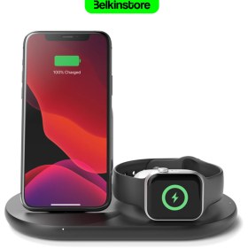 تصویر شارژر بی سیم بلکین مدل WIZ001vf توان 7.5 وات Belkin WIZ001vf Wireless Charger