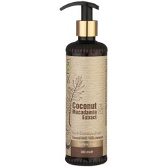 تصویر شامپو تقویت کننده مو شون مدل Coconut makadamia sulfate -free حجم 300 میلی لیتر 