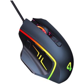 تصویر موس گیمینگ 8کلید وان مکس مدل OM-G10A ONE MAX OM-G10A 8 BUTTONS CUSTOMIZABLE GAMING MOUSE