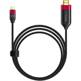 تصویر کابل تبدیل USB-C به HDMI مک دودو مدل CA-588 طول 2 متر 