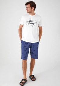 تصویر ست تیشرت و شلوارک مردانه ۱۰۰% پنبه برند rolypoly 100% Cotton Men's T-Shirt Shorts Set