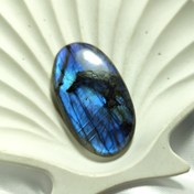 تصویر لابرادوریت طبیعی آبی بینظیر بزرگ 