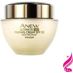 تصویر کرم روز ضدچروک و سفت کننده اون AVON مدل Ultimate Day Firming(SPF 25) 