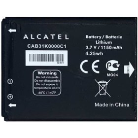 تصویر باتری الکاتل Alcatel OT 906 مدل CAB31L0000C1 