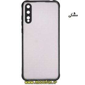 تصویر قاب گوشی Huawei Y8P هوآوی طرح پشت شفاف دور ژله ای محافظ لنز دار مشکی کد 81 