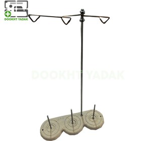 تصویر آنتن سه نخ چدنی 