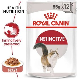 تصویر غذای پوچ گربه رویال کنین مدلINSTINCTIVE وزن 85 گرم - 90 POUCH INSTINCTIVE ROYAL CANIN 85g