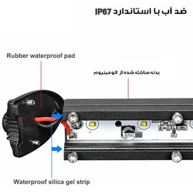 تصویر پروژکتور آفرودی مدل لایت بار کد 36W-34CM 