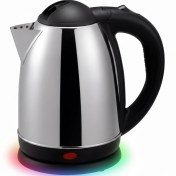 تصویر کتری برقی استیل ۲ لیتری با المنت حرارتی پرقدرت . جوش آوردن سریع آب، دارای سیستم قطع کن خودکار و بدنه تمام استیل ضد زنگ 